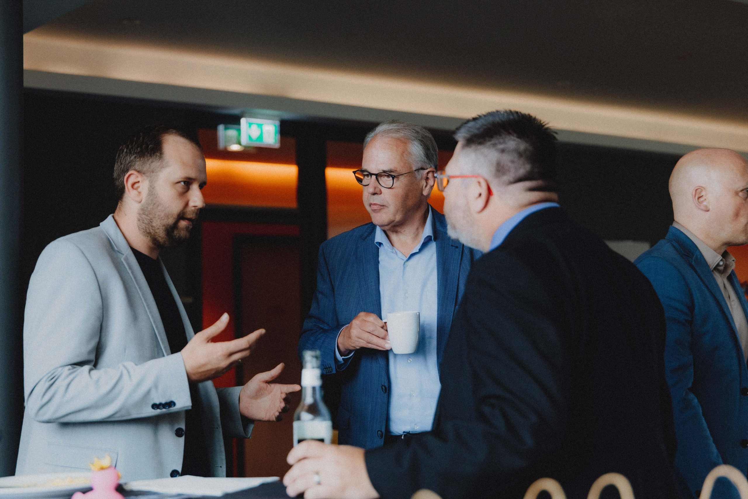Spairliners staff engaging with international MRO partners at the event
